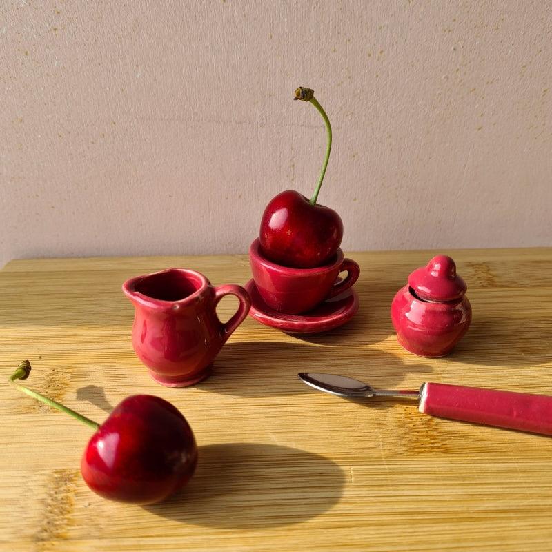 Egmont: porcelanowy serwis do herbaty Cherry - Noski Noski
