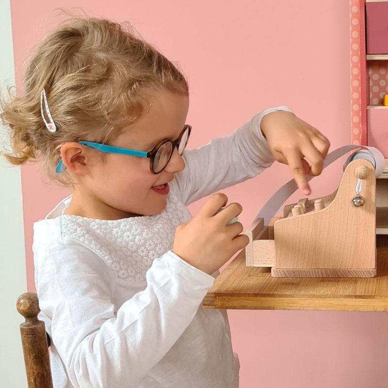 Egmont Toys: drewniana kasa sklepowa Cash Register - Noski Noski
