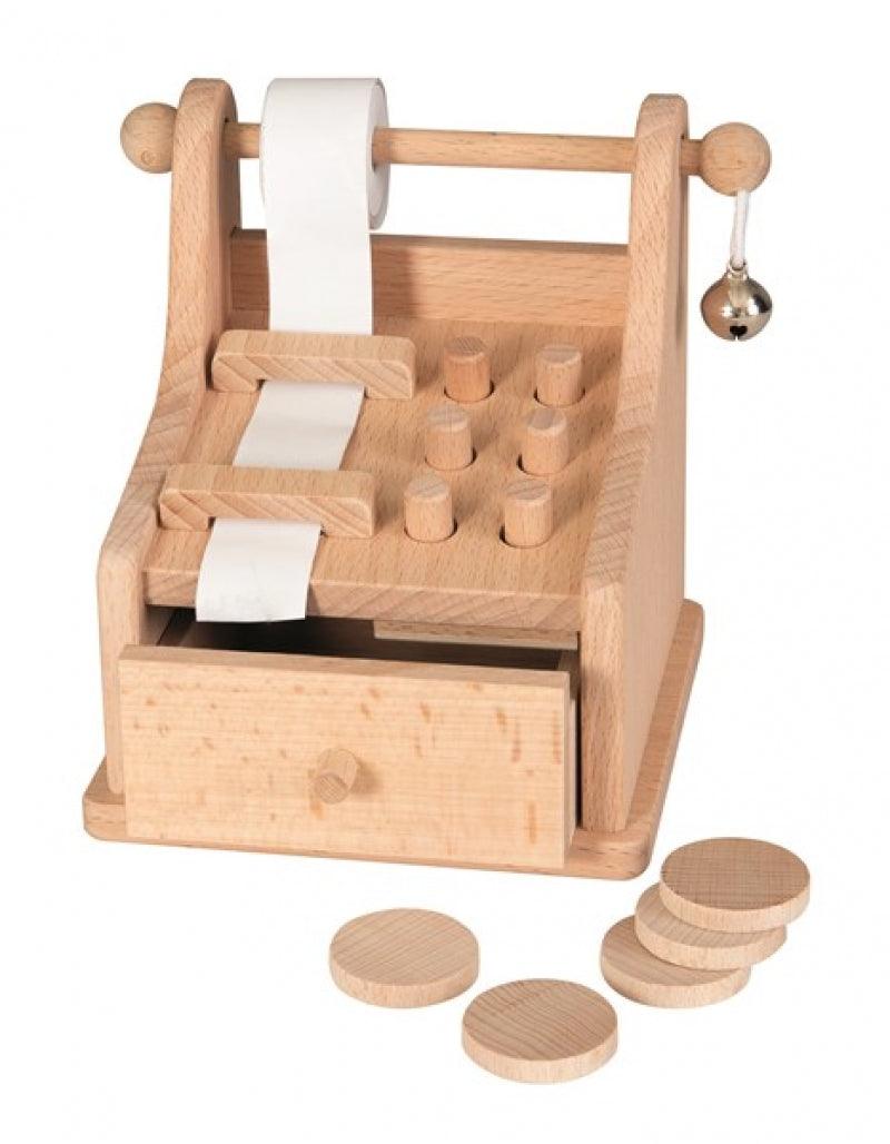 Egmont Toys: drewniana kasa sklepowa Cash Register - Noski Noski