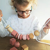 Egmont Toys: przewlekanka korale Big Wooden Pearls - Noski Noski