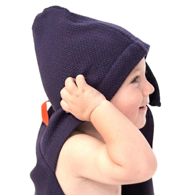 Ekobo: ręcznik z kapturkiem i myjka z bawełny organicznej Baby Hooded Towel Set - Noski Noski