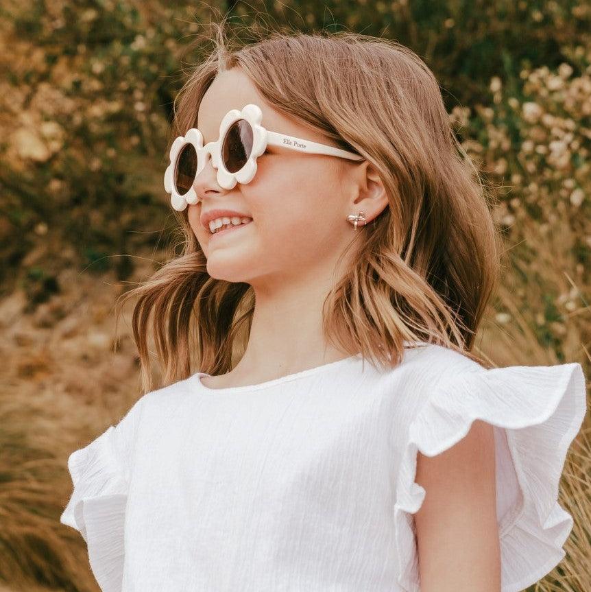 Elle Porte: okulary przeciwsłoneczne kwiatki Bellis 3-10 lat - Noski Noski