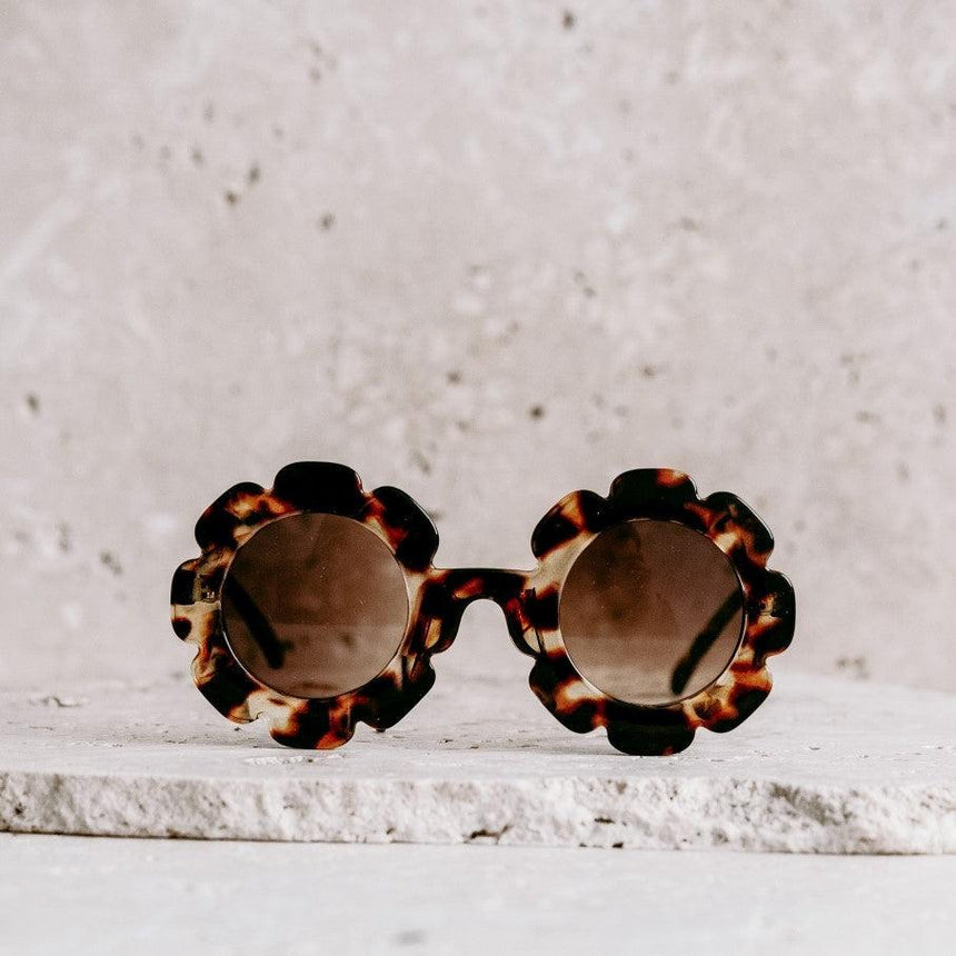 Elle Porte: okulary przeciwsłoneczne kwiatki Bellis Tortoises 3-10 lat - Noski Noski
