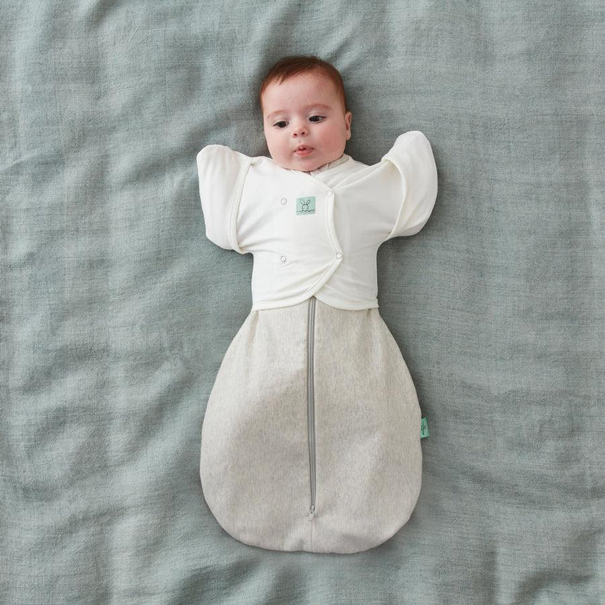 ergoPouch: 2w1 kaftanik otulacz Grey 0,2 TOG 2-6 M - Noski Noski