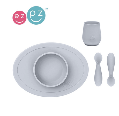EzPz: pierwsze naczynia silikonowe First Foods Set - Noski Noski