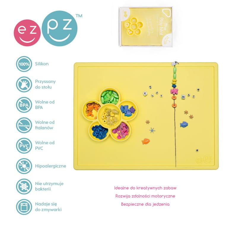 EzPz: silikonowa mata do zabawy Flower Play Mat - Noski Noski