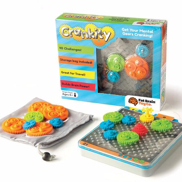 Fat Brain Toys: gra logiczna zębatki Crankity - Noski Noski