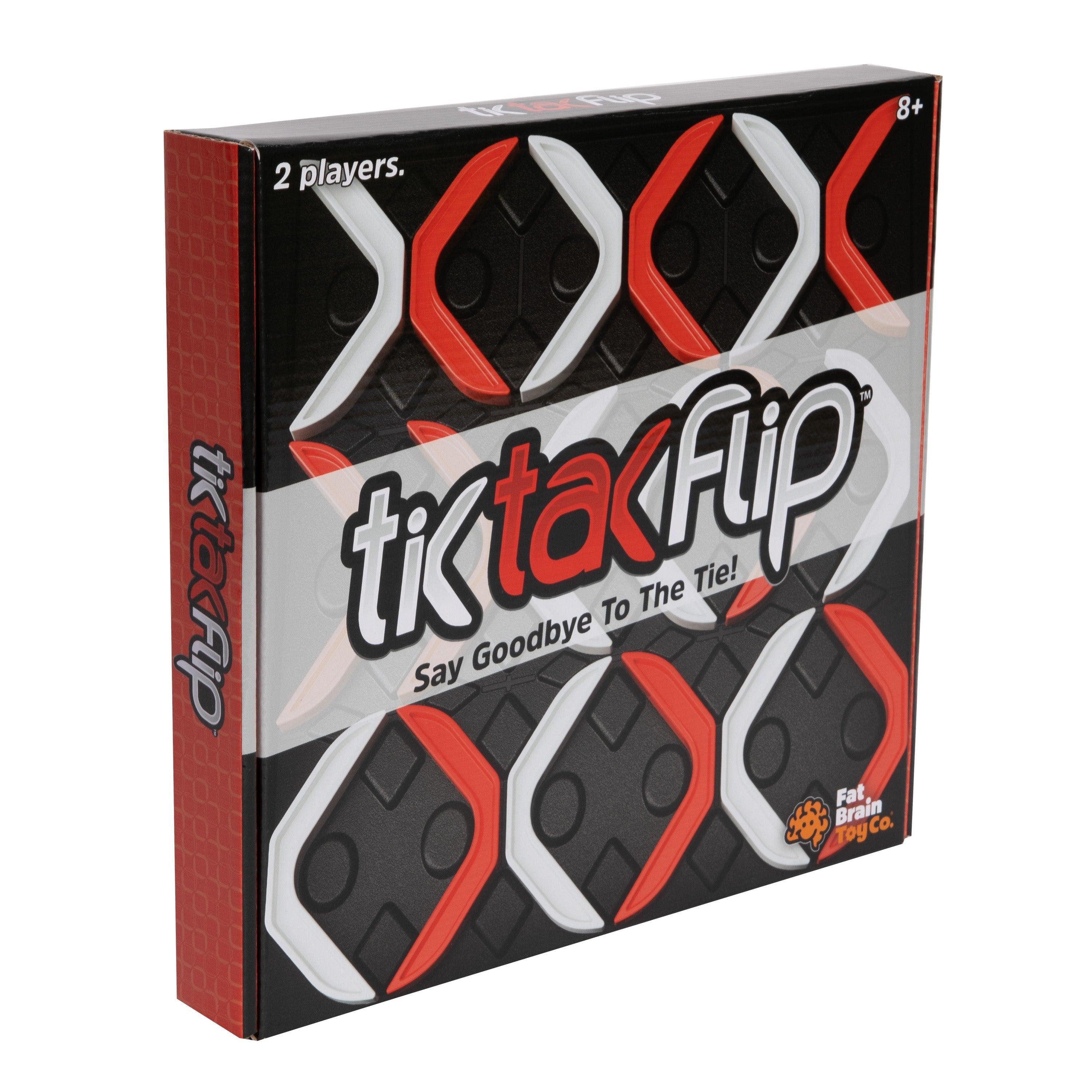 Fat Brain Toys: gra strategiczna zmień kółko na krzyżyk TikTakFlip - Noski Noski