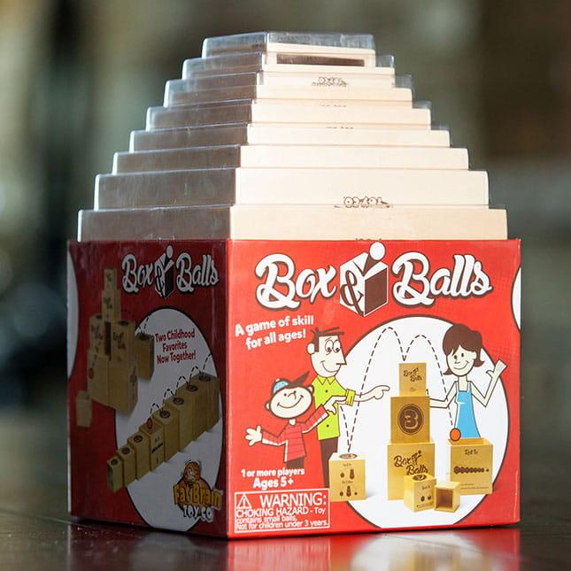 Fat Brain Toys: gra zręcznościowa Box & Balls - Noski Noski