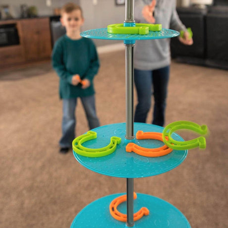 Gra Fat Brain Toys Swingin' Shoes, gra zręcznościowa dla dzieci i całej rodziny, doskonała zabawa w domowym zaciszu.
