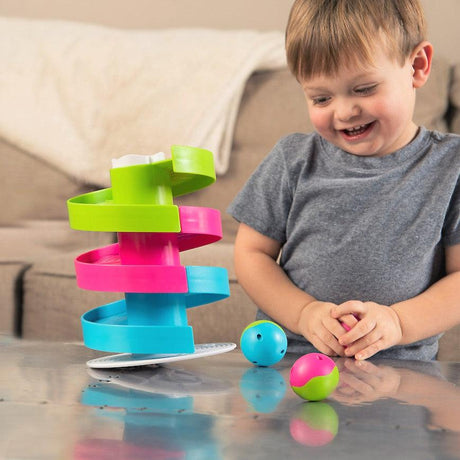 Fat Brain Toys: kołyszący się tor dla kulek Wobble Run - Noski Noski