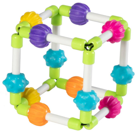 Fat Brain Toys: kostka sensoryczna dla niemowląt Quubi - Noski Noski