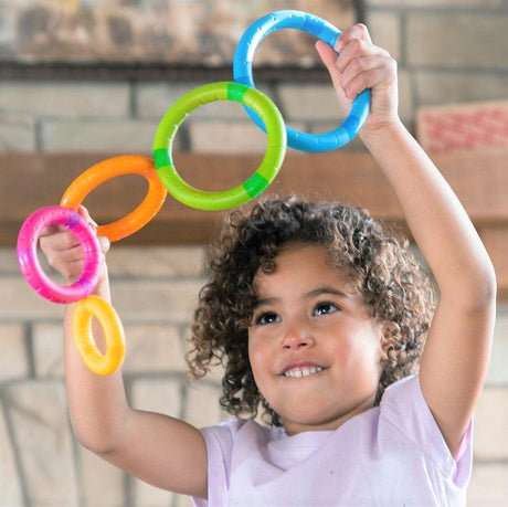 Fat Brain Toys: magnetyczne sprytne kółka Tinker Rings - Noski Noski