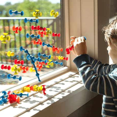 Fat Brain Toys: przyssawki mini Squigz 75 el. - Noski Noski