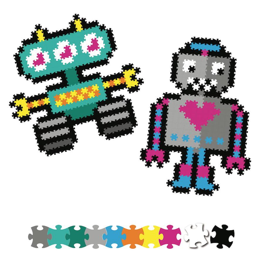 Fat Brain Toys: puzzle pikselki Jixelz 700 el. - Noski Noski