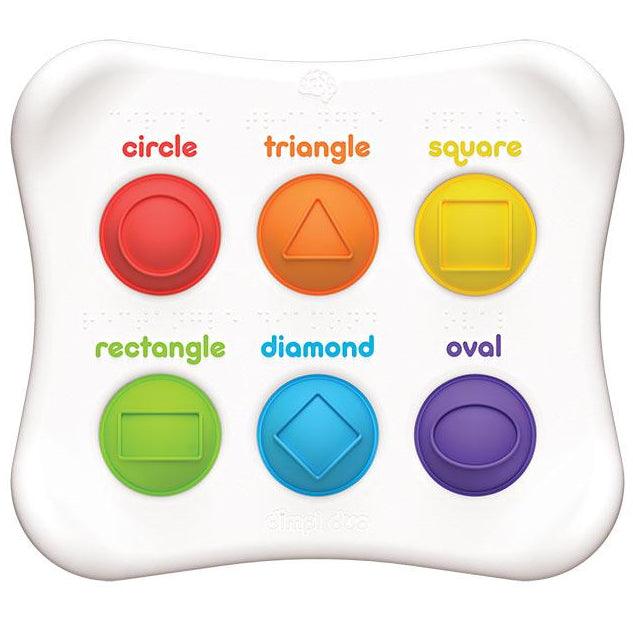 Fat Brain Toys: sensoryczne bąbelki kształty i kolory Dimpl Duo - Noski Noski