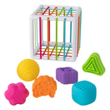 Fat Brain Toys: sorter elastyczna kostka sensoryczna InnyBin - Noski Noski