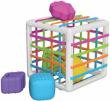Fat Brain Toys: sorter elastyczna kostka sensoryczna InnyBin - Noski Noski