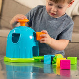 Zabawka edukacyjna Shape Factory Sorter Fat Brain Toys, rozwija zdolności manualne i spostrzegawczość dziecka.