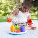 Fat Brain Toys: sorter kształtów z przykrywkami Plugzy - Noski Noski