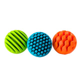 Fat Brain Toys: trzy kule sensoryczne Sensory Rollers - Noski Noski