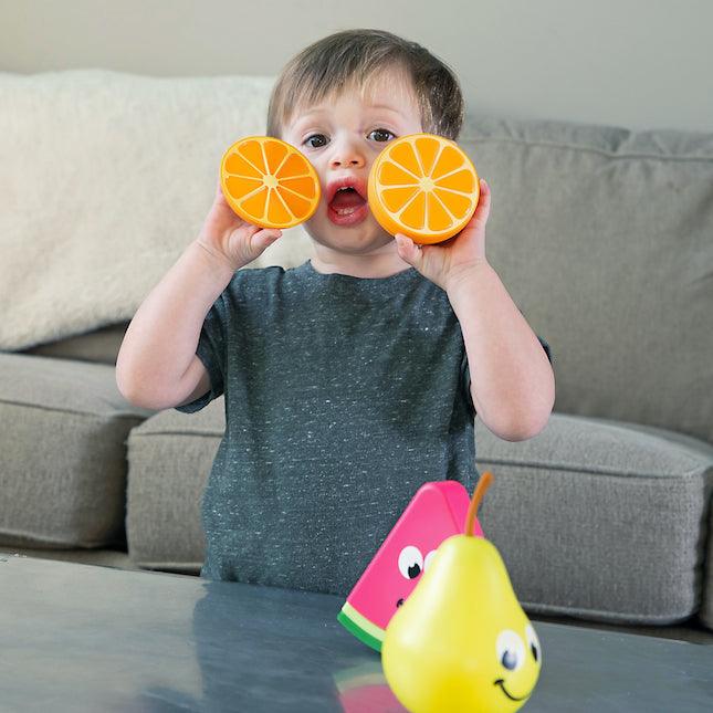 Fat Brain Toys: wczesnorozwojowe owoce 3w1 Fruit Friends - Noski Noski