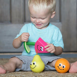 Fat Brain Toys: wczesnorozwojowe owoce 3w1 Fruit Friends - Noski Noski