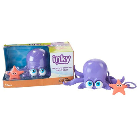 Fat Brain Toys: wesoła kałamarnica do ciągnięcia Inky - Noski Noski