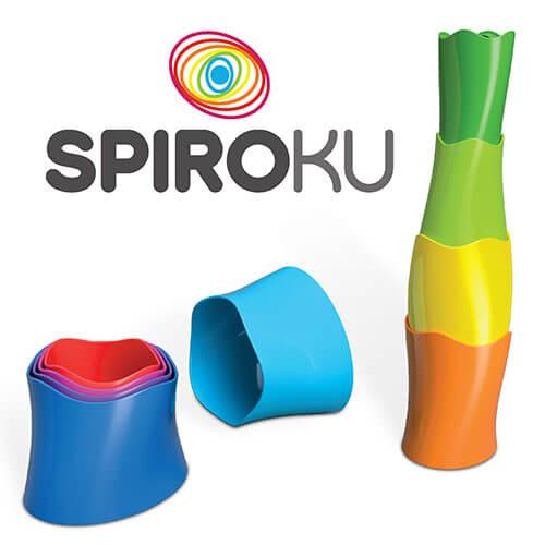 Fat Brain Toys: zakręcona wieża SpiroKu - Noski Noski