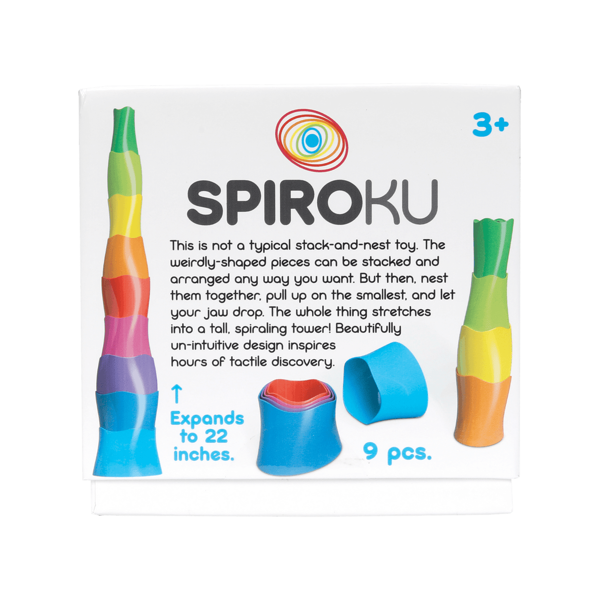 Fat Brain Toys: zakręcona wieża SpiroKu - Noski Noski