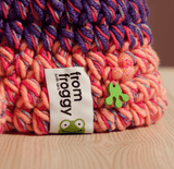 From Froggy With Love: czapka dziecięca hand made Beanie - Noski Noski