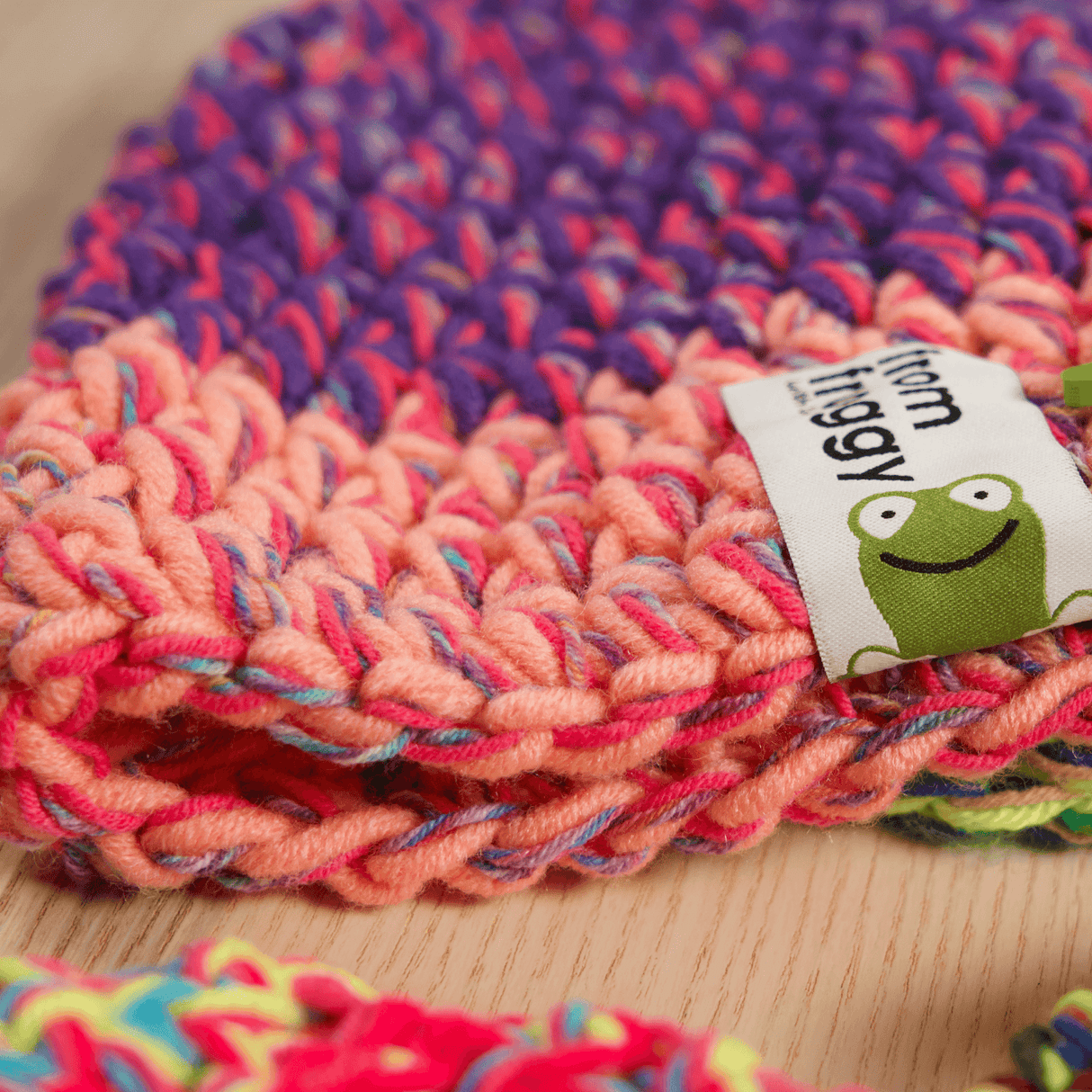 From Froggy With Love: czapka dziecięca hand made Beanie - Noski Noski