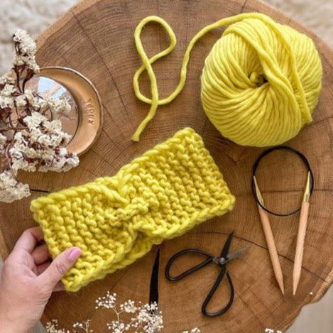 Gabo Wool: zestaw do nauki robienia na drutach Knit Box DIY - Noski Noski