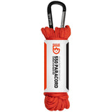 Bransoletka Paracord Gear Aid 550 nylonowa, wytrzymała linka survivalowa z karabińczykiem, idealna do outdoorowych zastosowań.