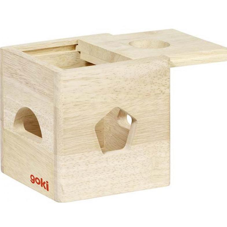 Goki: drewniany sorter kształtów Pudełko - Noski Noski