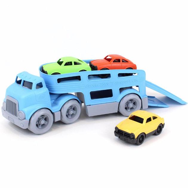 Green Toys: dwupoziomowa laweta z autkami - Noski Noski