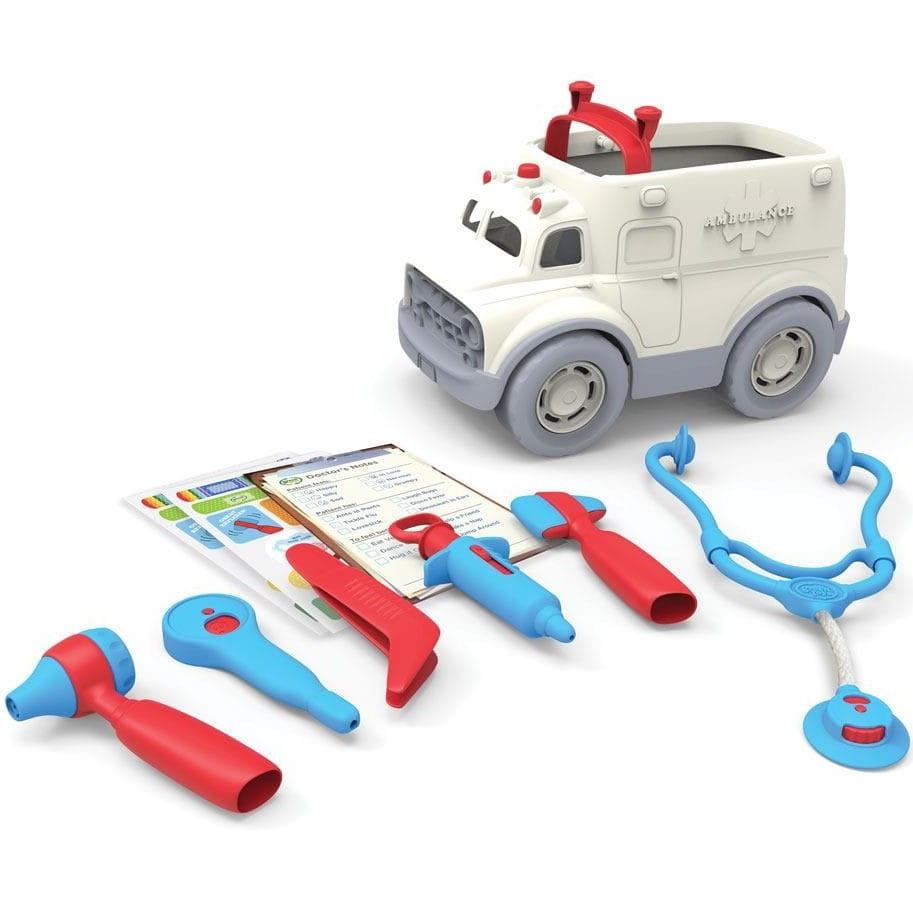 Green Toys: karetka pogotowia i mały lekarz Ambulance - Noski Noski
