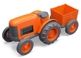 Green Toys: pomarańczowy traktor z przyczepką - Noski Noski