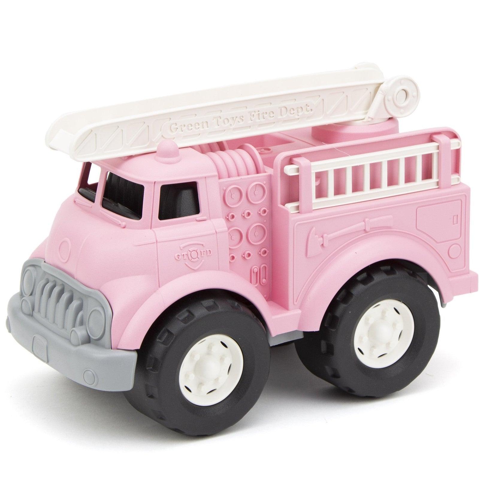Green Toys: różowy wóz strażacki Fire Truck Pink - Noski Noski