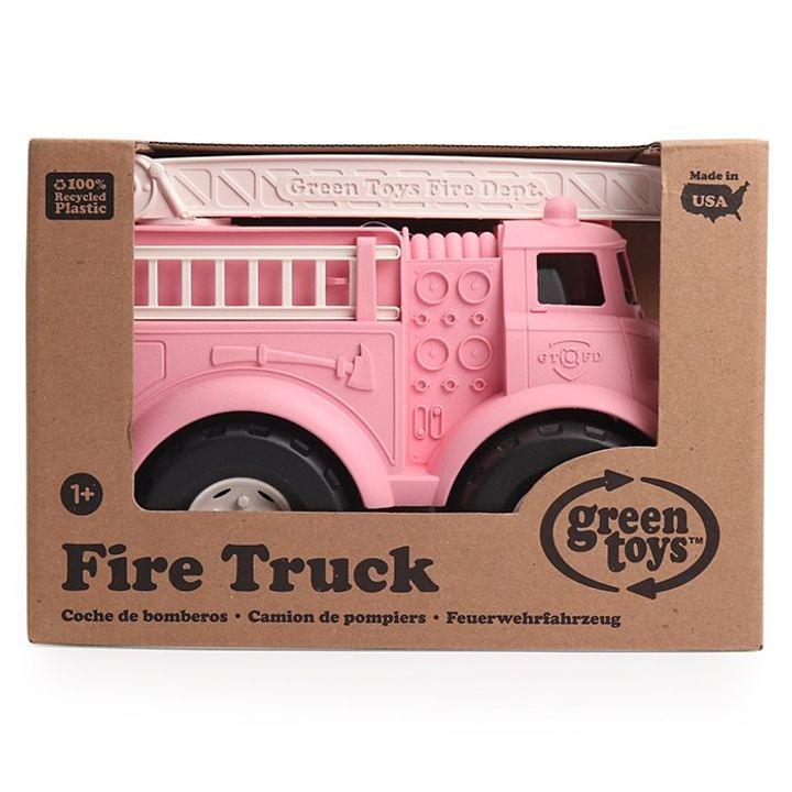 Green Toys: różowy wóz strażacki Fire Truck Pink - Noski Noski