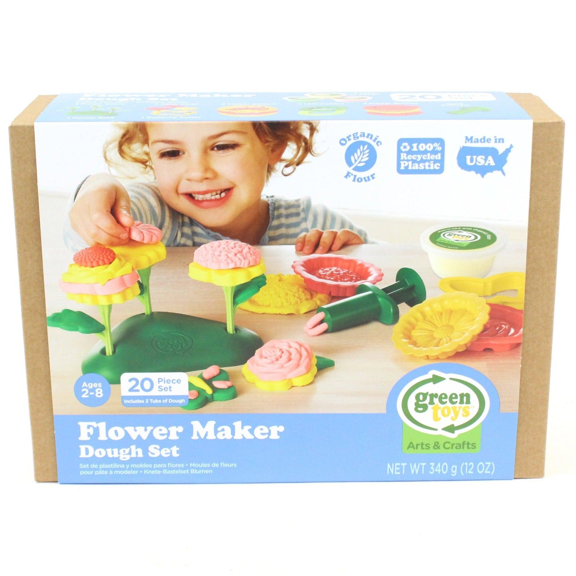 Green Toys: zestaw kreatywny z ciastoliną Flower Maker - Noski Noski