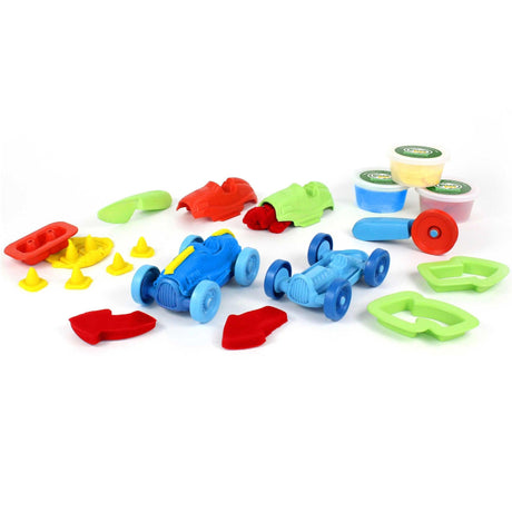 Green Toys: zestaw kreatywny z ciastoliną Race Car Maker - Noski Noski