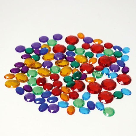 Grimm's: akrylowe kamienie Small Glitter Stones - Noski Noski