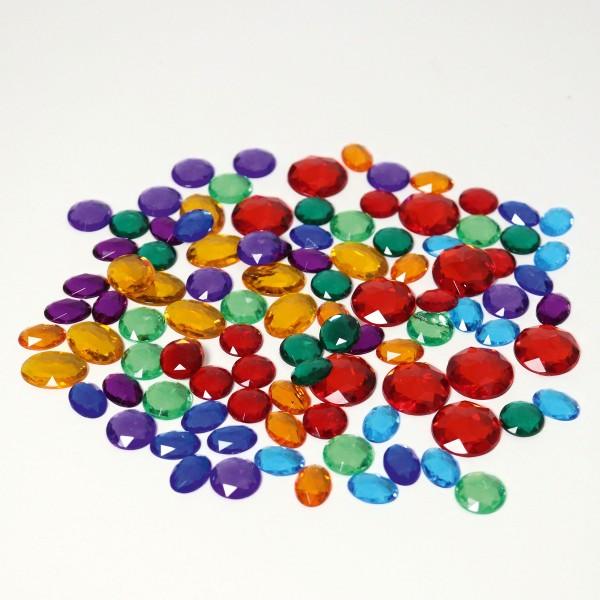 Grimm's: akrylowe kamienie Small Glitter Stones - Noski Noski