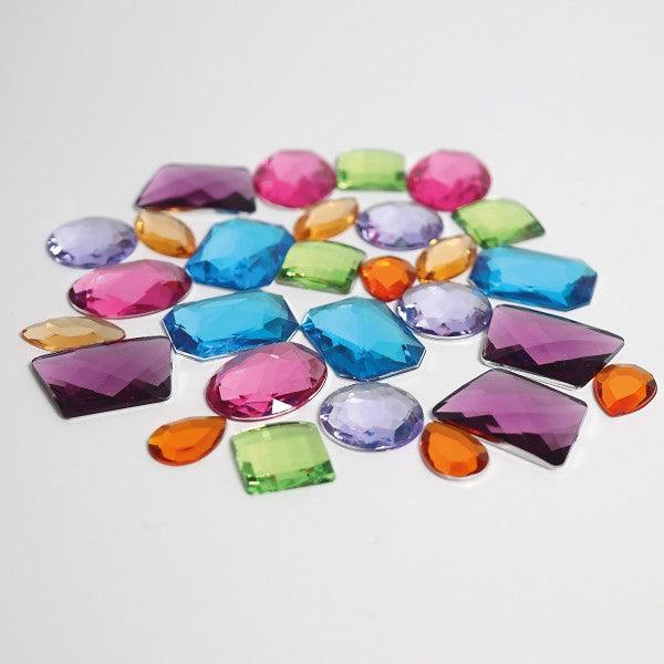 Grimm's: akrylowe klejnoty Giant Glitter Stones - Noski Noski