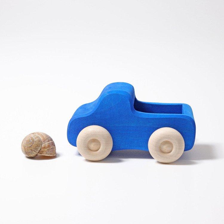 Grimm's: drewniany samochodzik Blue Truck - Noski Noski