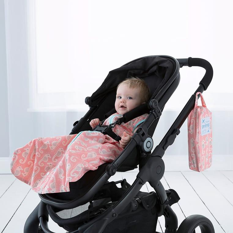 Gro Company: letni śpiworek z pokrowcem Grobag Travel 0-6 M - Noski Noski