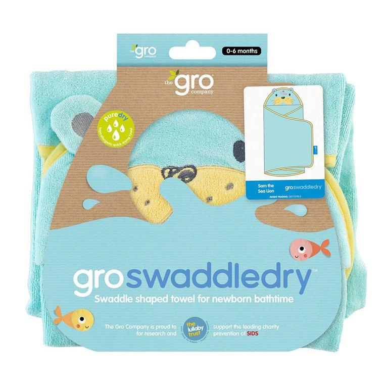 Gro Company: ręcznik otulacz lew morski Groswaddledry - Noski Noski