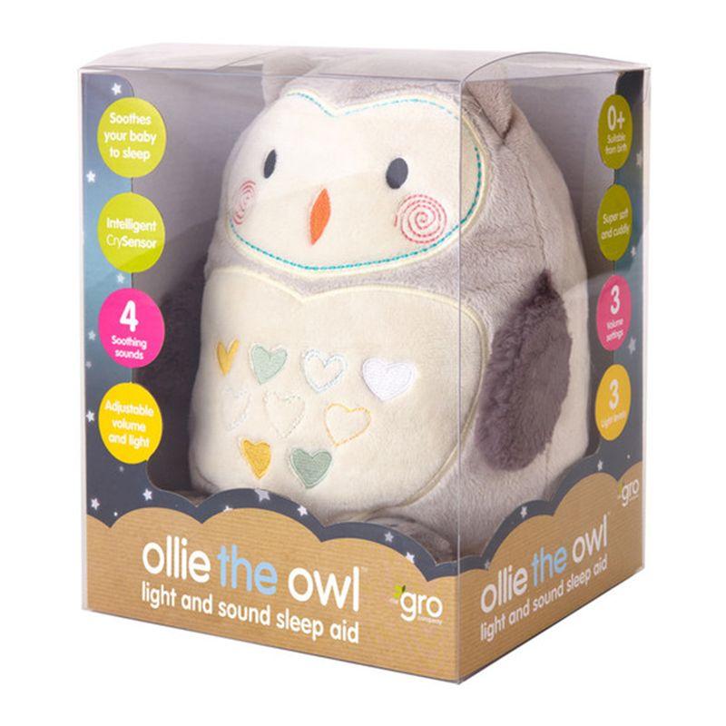 Gro Company: szumiąca przytulanka Ollie the Owl - Noski Noski