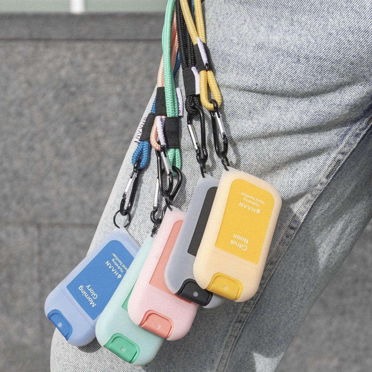 HAAN: etui i smycz na sanitizer Case + Lanyard - Noski Noski